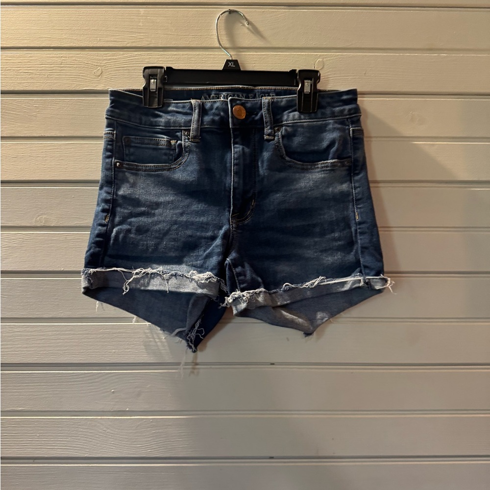 American Eagle Outfitters Dark Blue Jean Shorts